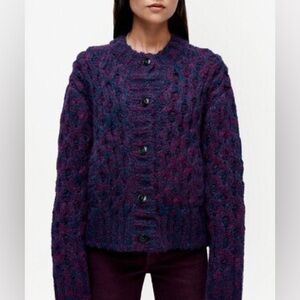 RE/DONE Alpaca Cardigan